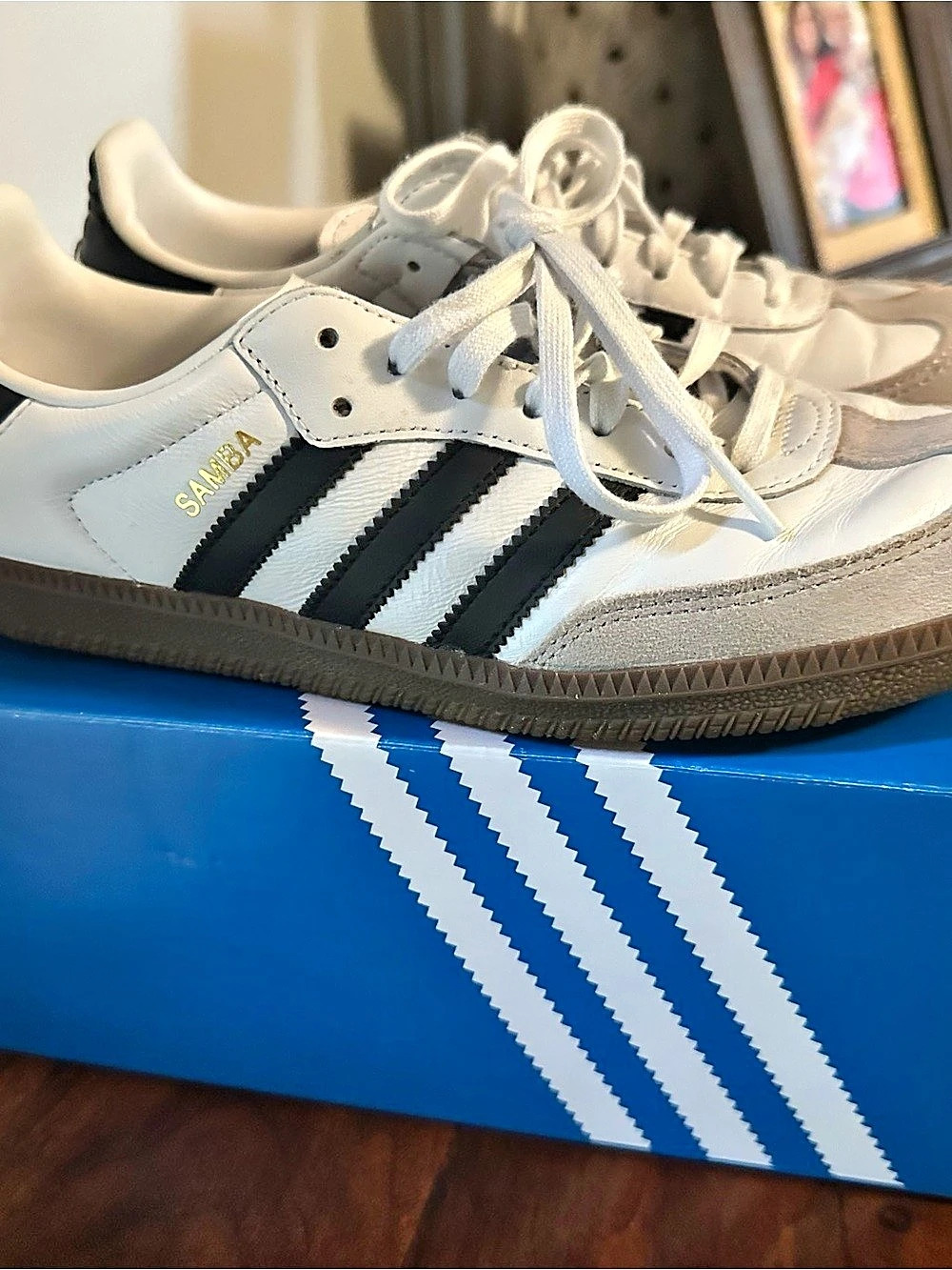 adidas Adidas Samba OG J Sneakers White & Black US 7